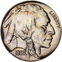 1936 Buffalo 5C. Type 2 NGC PF67