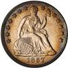 Image 1 : 1857 Liberty Seated H10C PCGS MS65