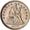 Image 1 : 1857-O Liberty Seated 10C NGC MS65