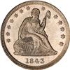 Image 1 : 1843-O Liberty Seated 25C NGC MS65