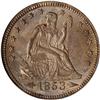 Image 1 : 1853 Liberty Seated 25C. Arrows & Rays PCGS MS66