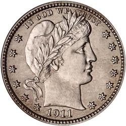 1911-D Barber 25C NGC MS65