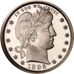 1896 Barber 25C NGC PF68 UC