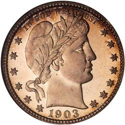 1903 Barber 25C NGC PF68