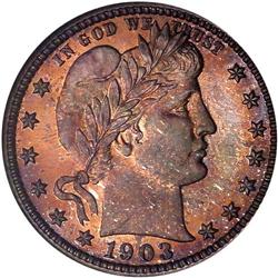1903 Barber 25C NGC PF66
