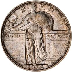 1916 Liberty Standing 25C NGC MS61