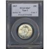 Image 3 : 1917 Liberty Standing 25C. Type 2 PCGS MS67