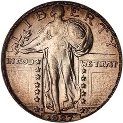 1927-S Liberty Standing 25C PCGS MS62