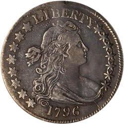 1796 Bust 50C. 15 Stars NCS VF Details Repaired Whizzed