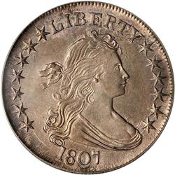 1807 Draped Bust Half Dollar PCGS AU58