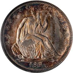1861 CSA Restrike Half Dollar NGC MS64