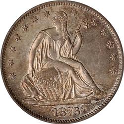 1876-S Liberty Seated 50C NGC MS65