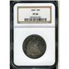 Image 3 : 1865 Liberty Seated 50C NGC PF64