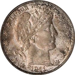 1911 Barber 50C PCGS MS65