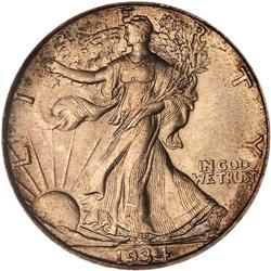 1934-D Liberty Walking 50C PCGS MS66