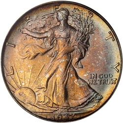 1937-S Liberty Walking 50C PCGS MS66