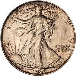 1939-S Liberty Walking 50C PCGS MS67