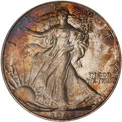 1942-D Liberty Walking 50C PCGS MS67