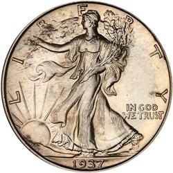 1937 Liberty Walking 50C NGC PF67