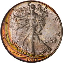 1942 Liberty Walking 50C NGC PF68