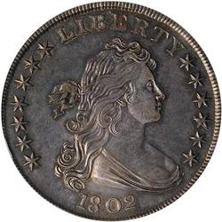 1802 Bust $1. Narrow Date ANACS AU50