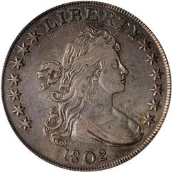 1802 Bust $1. Narrow Date PCGS EF40