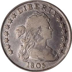 1803 Bust $1. Lg 3 PCGS VF20