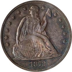 1872-CC Liberty Seated $1 PCGS AU55