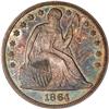 Image 1 : 1864 Liberty Seated No Motto $1 NGC PF66