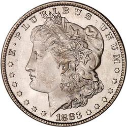1883-CC Morgan $1 PCGS MS67