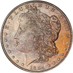 1884-CC Morgan $1 NGC MS67