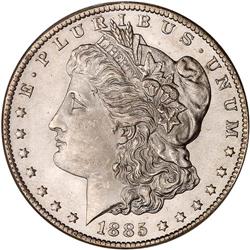 1885-CC Morgan $1 NGC MS67