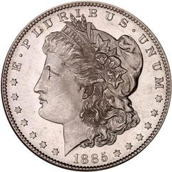 1885-S Morgan $1 NGC MS65