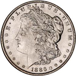 1886 Morgan $1 NGC MS67