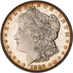 1887-O Morgan $1 PCGS MS64 DMPL