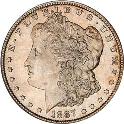 1887-S Morgan $1 PCGS MS65