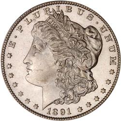 1891-CC Morgan $1 NGC MS65