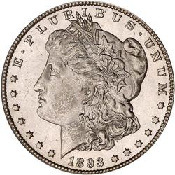 1893-CC Morgan $1 PCGS MS62