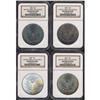Image 3 : Lot of Four Battle Creek Morgan $1 NGC Uncircu