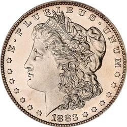 1883 Morgan $1 NGC PF65