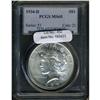 Image 3 : 1934-D Peace $1 PCGS MS65