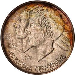 1936-D Arkansas 50C PCGS MS67