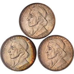 1937 Boone 50C PDS Set PCGS MS66