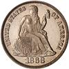 Image 1 : 1868 Liberty Seated 10C PCGS PR64 CAM Mint Error