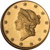 Image 1 : 1849 $1 Gold Liberty. No L NGC MS68*