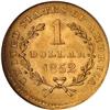 Image 2 : 1852 $1 Gold Liberty NGC MS66