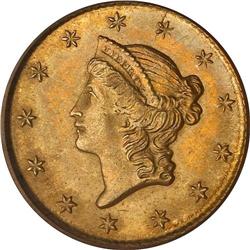 1852-O $1 Gold Liberty PCGS MS63