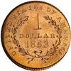 Image 2 : 1853 $1 Gold Liberty NGC MS66