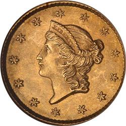1853 $1 Gold Liberty NGC MS63