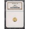 Image 3 : 1854 $1 Gold Liberty NGC MS67